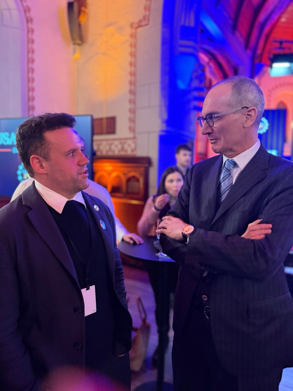 Discussing US-China AI competition with Swiss Ambassador