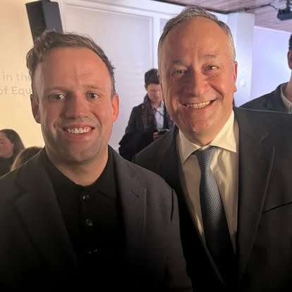 With Second Gentleman Doug Emhoff