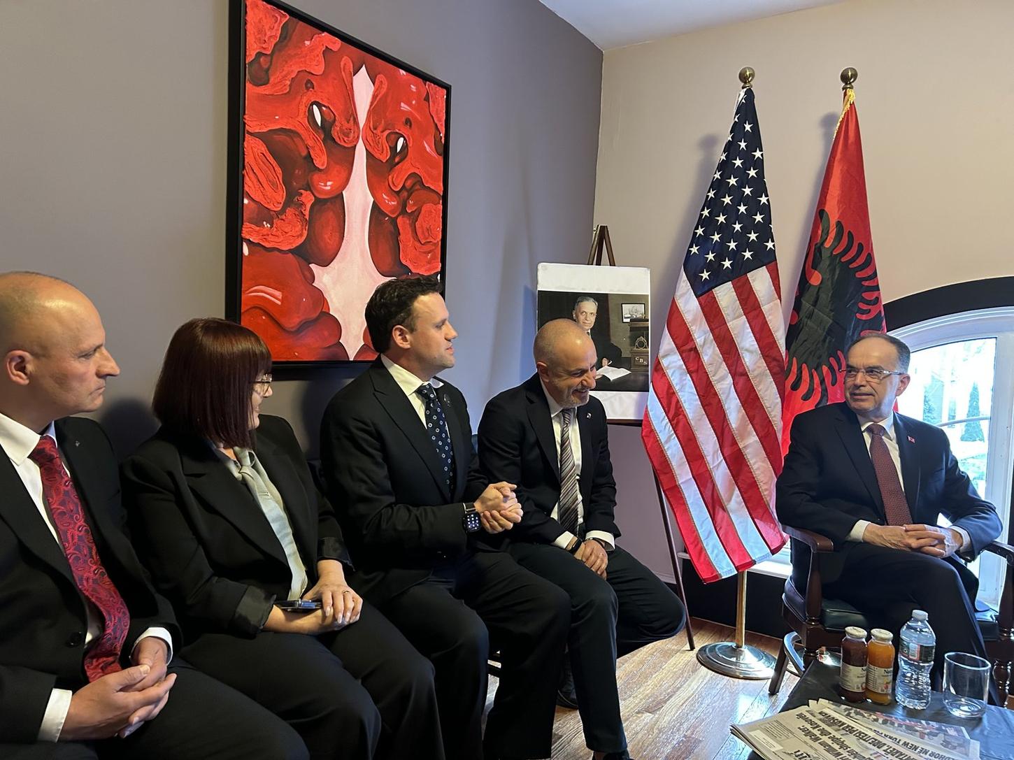 Track-two session at the Albanian Embassy