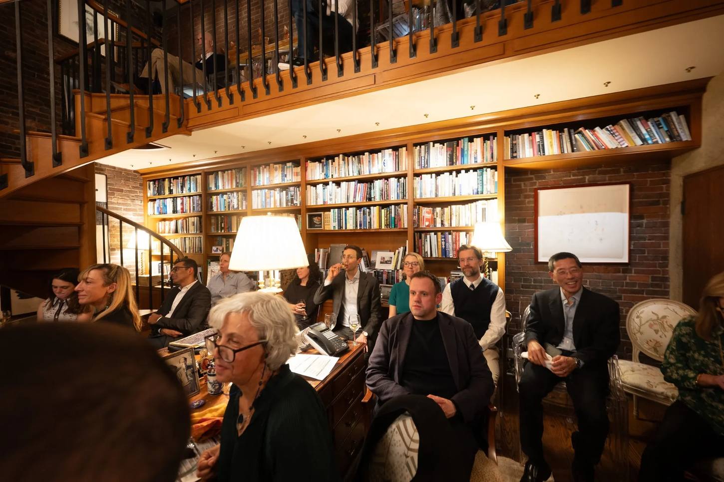 A salon in a private library